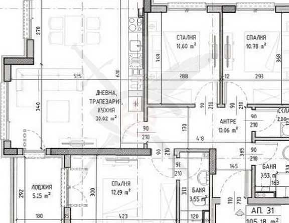 Четиристаен апартамент в София, Малинова долина - 122 кв.м за 1586 €/кв.м - Снимка #1