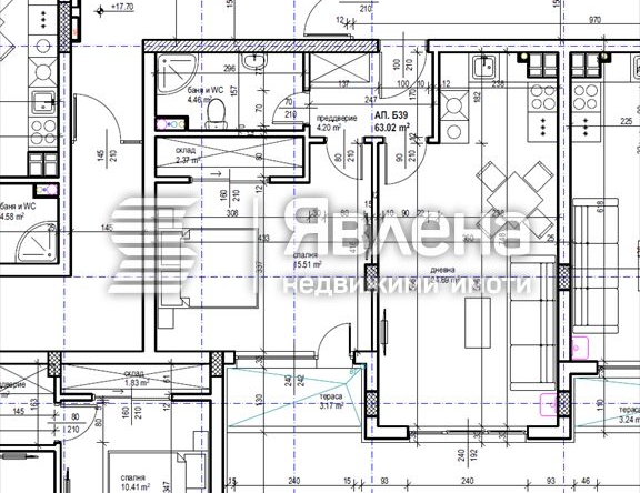 Двустаен апартамент в София, Красна поляна 2 - 72 кв.м за 1803 €/кв.м - Снимка #1