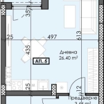 Дава се под наем Едностаен апартамент в Пловдив, Тракия - 54 кв.м за 58676 € - Снимка #1