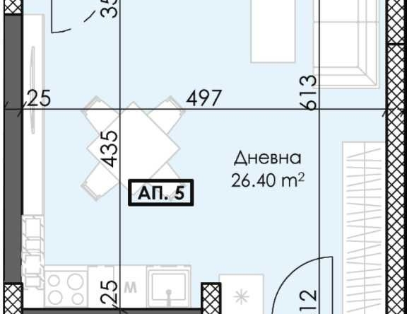 Дава се под наем Едностаен апартамент в Пловдив, Тракия - 54 кв.м за 58676 € - Снимка #1