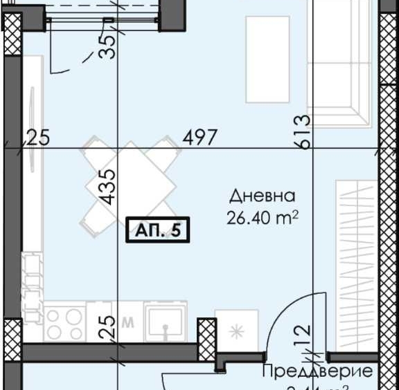 Дава се под наем Едностаен апартамент в Пловдив, Тракия - 54 кв.м за 58676 € - Снимка #1