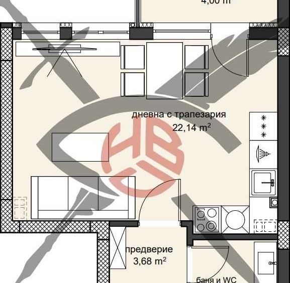Едностаен апартамент в Пловдив, Христо Смирненски - 48 кв.м за 979 €/кв.м - Снимка #1