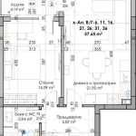 Двустаен апартамент в Пловдив, Южен - 7 кв.м за 8429 €/кв.м - Снимка #1