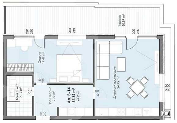 Двустаен апартамент в Пловдив, Христо Смирненски - 104 кв.м за 909 €/кв.м - Снимка #1