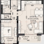 Двустаен апартамент в Варна, Виница - 77 кв.м за 986 €/кв.м - Снимка #1