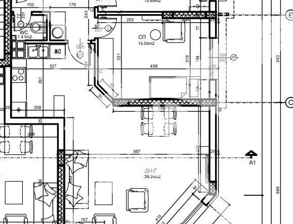 Тристаен апартамент в Пловдив, Център - 110 кв.м за 768 €/кв.м - Снимка #1