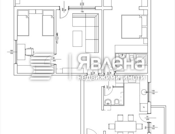 Тристаен апартамент в Пловдив, Каменица 2 - 90 кв.м за 1223 €/кв.м - Снимка #1
