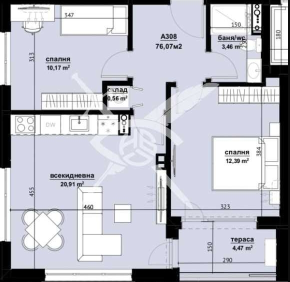 Тристаен апартамент в Пловдив, Изгрев - 76 кв.м за 1172 €/кв.м - Снимка #1