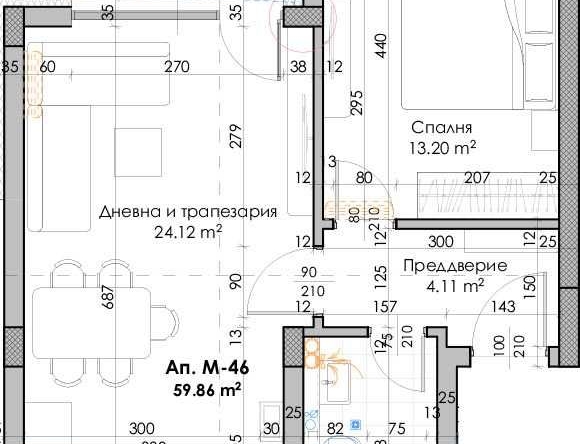 Двустаен апартамент в Пловдив, Южен - 71 кв.м за 880 €/кв.м - Снимка #1