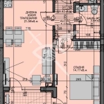 Двустаен апартамент в Бургас, Меден рудник - зона А - 71 кв.м за 1129 €/кв.м - Снимка #1