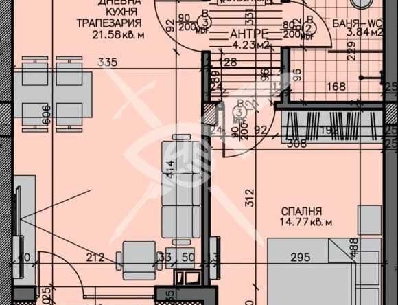 Двустаен апартамент в Бургас, Меден рудник - зона А - 71 кв.м за 1129 €/кв.м - Снимка #1
