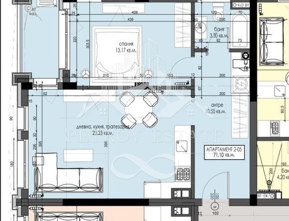 Двустаен апартамент в Велинград - 71 кв.м за 920 €/кв.м - Снимка #1