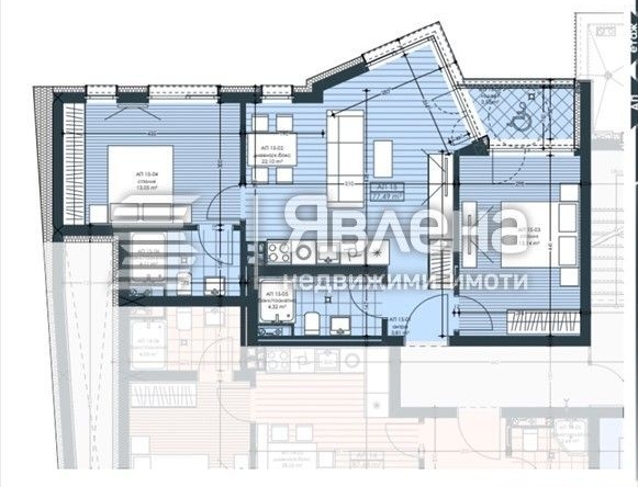 Тристаен апартамент в София, Гео Милев - 98 кв.м за 2480 €/кв.м - Снимка #1