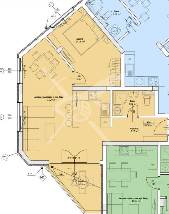 Двустаен апартамент в Созопол - 81 кв.м за 531 €/кв.м - Снимка #1