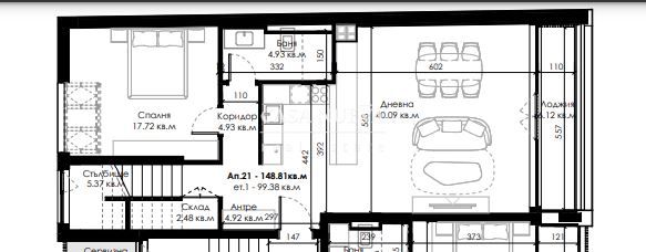 Мезонет в София, Овча купел 2 - 174 кв.м за 1477 €/кв.м - Снимка #1