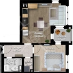 Двустаен апартамент в Пловдив, Южен - 65 кв.м за 961 €/кв.м - Снимка #1
