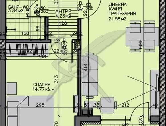 Двустаен апартамент в Бургас, Зорница - 71 кв.м за 2711 €/кв.м - Снимка #1