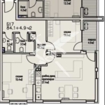 Тристаен апартамент в Бургас, Сарафово - 86 кв.м за 1322 €/кв.м - Снимка #1