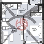 Двустаен апартамент в Пловдив, Христо Смирненски - 72 кв.м за 1071 €/кв.м - Снимка #1