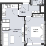 Двустаен апартамент в Пловдив, Христо Смирненски - 69 кв.м за 1357 €/кв.м - Снимка #1