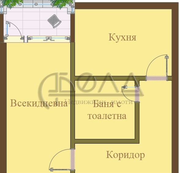 Едностаен апартамент в София, Люлин 6 - 48 кв.м за 1605 €/кв.м - Снимка #1