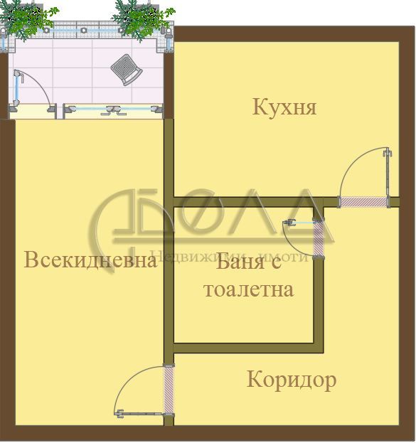 Едностаен апартамент в София, Люлин 6 - 48 кв.м за 1605 €/кв.м - Снимка #1