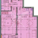 Двустаен апартамент в Пловдив, Тракия - 71 кв.м за 1105 €/кв.м - Снимка #1