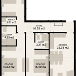 Четиристаен апартамент в София, Овча купел 2 - 132 кв.м за 1757 €/кв.м - Снимка #1
