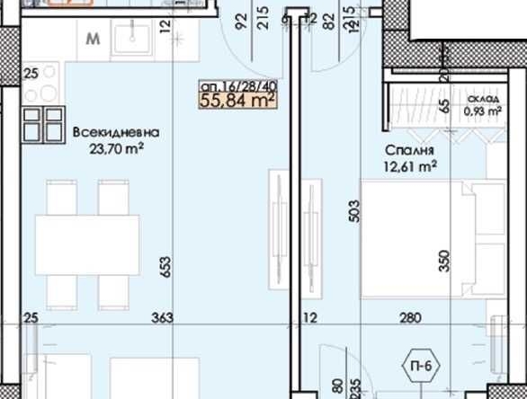 Двустаен апартамент в Пловдив, Тракия - 64 кв.м за 1875 €/кв.м - Снимка #1