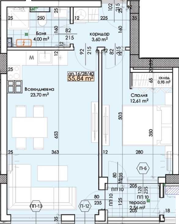 Двустаен апартамент в Пловдив, Тракия - 64 кв.м за 1875 €/кв.м - Снимка #1