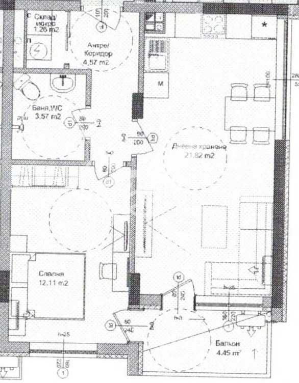 Двустаен апартамент в Айтос - 64 кв.м за 408 €/кв.м - Снимка #1