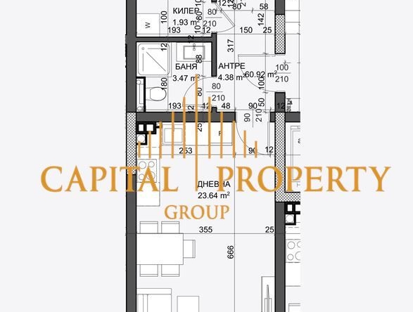 Двустаен апартамент в Варна, Възраждане 1 - 91 кв.м за 1344 €/кв.м - Снимка #1