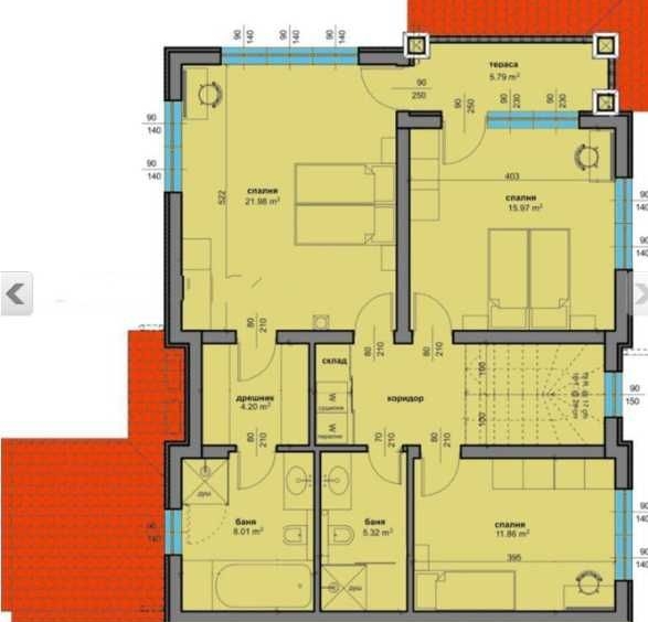 Къща в Пловдив, Коматево - 222 кв.м за 1293 €/кв.м - Снимка #1