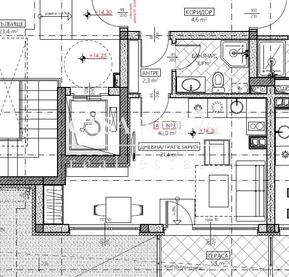 Едностаен апартамент в Обзор - 50 кв.м за 1845 €/кв.м - Снимка #1