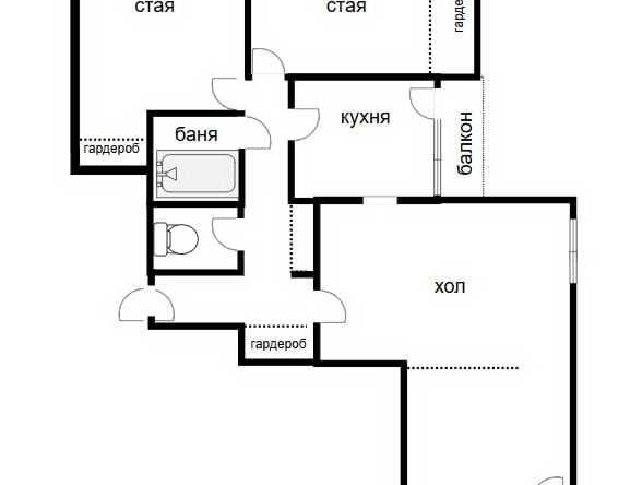 Тристаен апартамент в София, Младост 1 - 103 кв.м за 1952 €/кв.м - Снимка #1