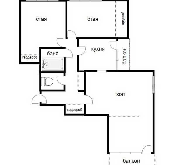 Тристаен апартамент в София, Младост 1 - 103 кв.м за 1952 €/кв.м - Снимка #1