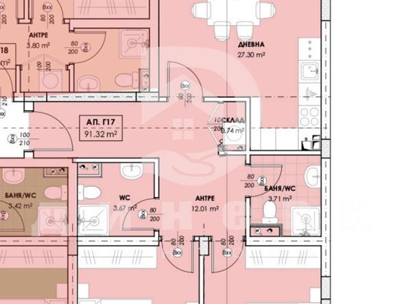 Тристаен апартамент в Пловдив, Остромила - 116 кв.м за 622 €/кв.м - Снимка #1