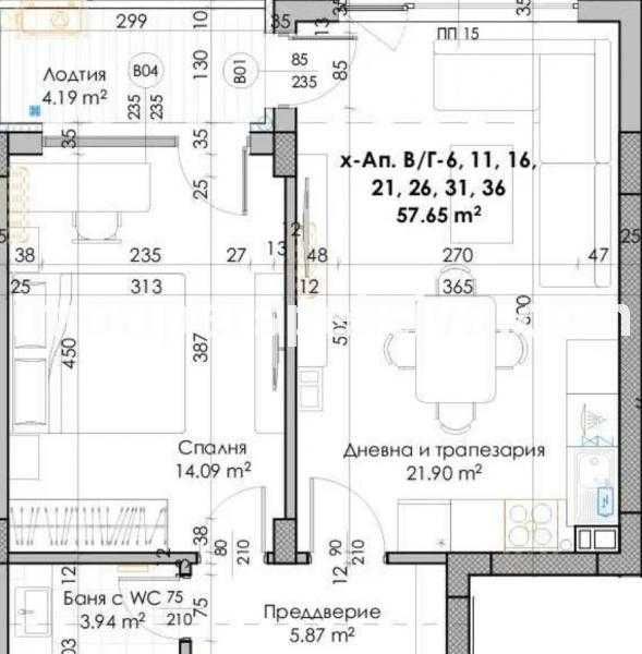 Двустаен апартамент в Пловдив, Кючук Париж - 71 кв.м за 880 €/кв.м - Снимка #1