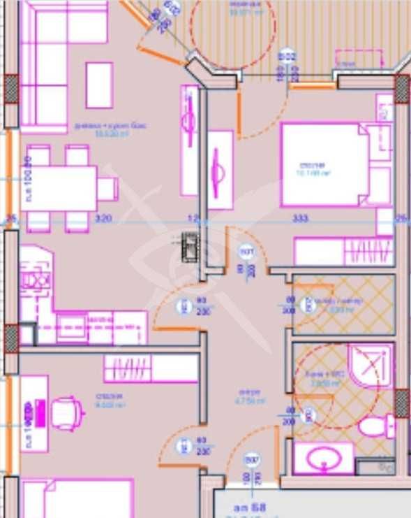 Тристаен апартамент в Бургас, Сарафово - 126 кв.м за 882 €/кв.м - Снимка #1