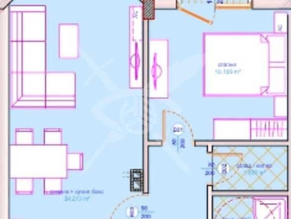 Двустаен апартамент в Бургас, Сарафово - 69 кв.м за 1300 €/кв.м - Снимка #1