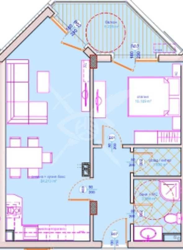 Двустаен апартамент в Бургас, Сарафово - 69 кв.м за 1300 €/кв.м - Снимка #1