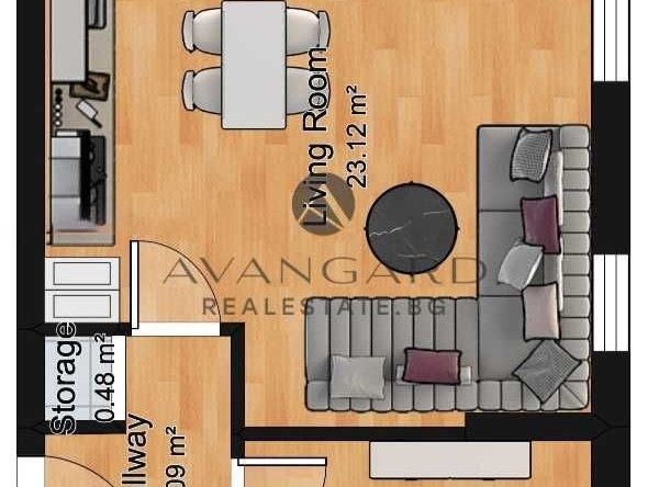 Двустаен апартамент в Пловдив, Прослав - 63 кв.м за 1182 €/кв.м - Снимка #1