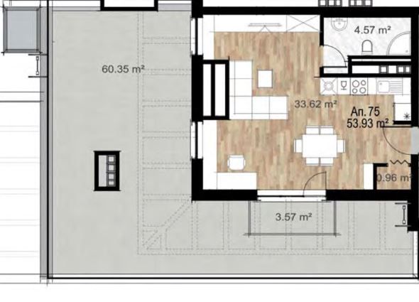 Едностаен апартамент в София, Зона Б-5 - 65 кв.м за 2153 €/кв.м - Снимка #1