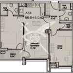 Тристаен апартамент в Бургас, Сарафово - 91 кв.м за 1247 €/кв.м - Снимка #1