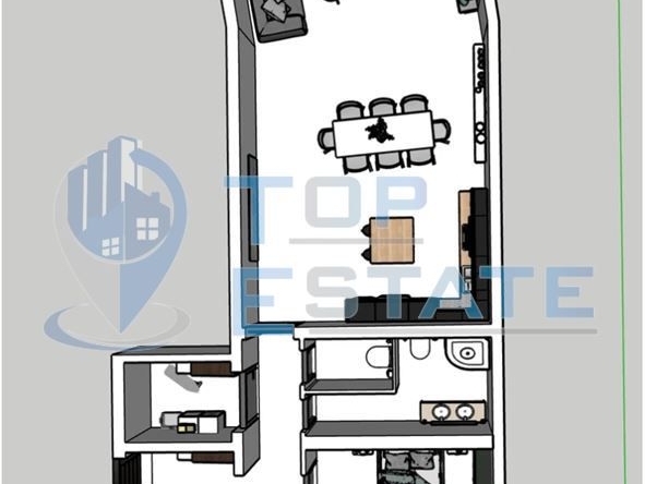 Тристаен апартамент в Велико Търново, Бузлуджа - 150 кв.м за 854 €/кв.м - Снимка #1