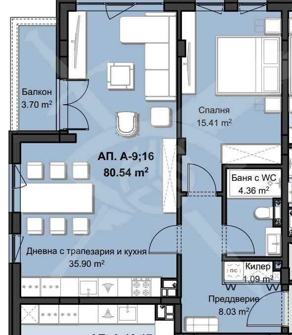 Двустаен апартамент в Пловдив, Христо Смирненски - 99 кв.м за 1408 €/кв.м - Снимка #1