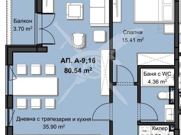 Дава се под наем Двустаен апартамент в Пловдив, Христо Смирненски - 99 кв.м за 119671.5 € - Снимка #1