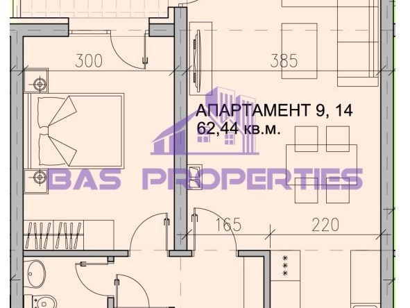 Двустаен апартамент в София, Модерно предградие - 73 кв.м за 1316 €/кв.м - Снимка #1