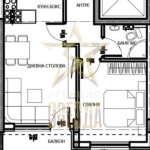 Двустаен апартамент в Пловдив, Тракия - 69 кв.м за 573 €/кв.м - Снимка #1