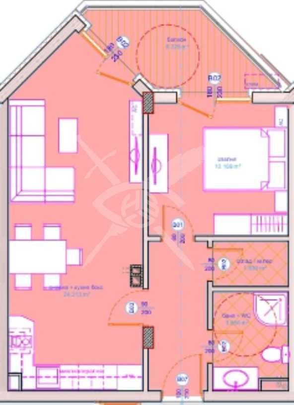 Двустаен апартамент в с. Сарая, Област Пазарджик - 69 кв.м за 1300 €/кв.м - Снимка #1